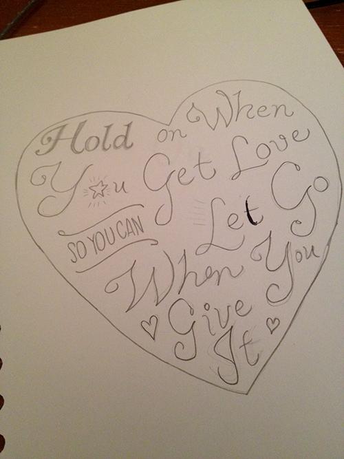 Hold On When You Get Love So You Can Let Go When You Give It - image 4 - student project