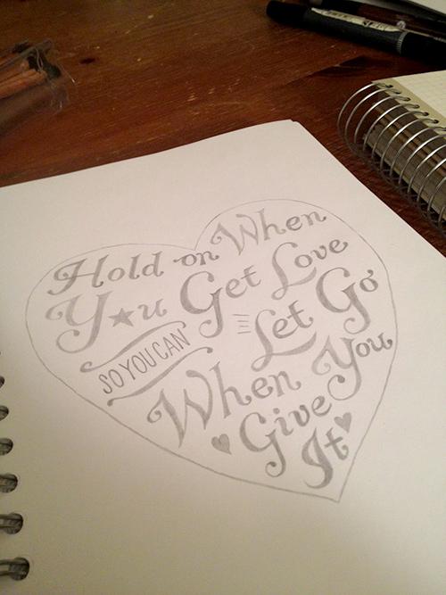 Hold On When You Get Love So You Can Let Go When You Give It - image 5 - student project
