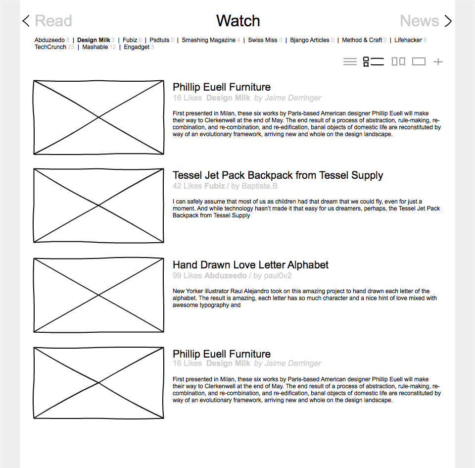 RSS Reader - image 3 - student project
