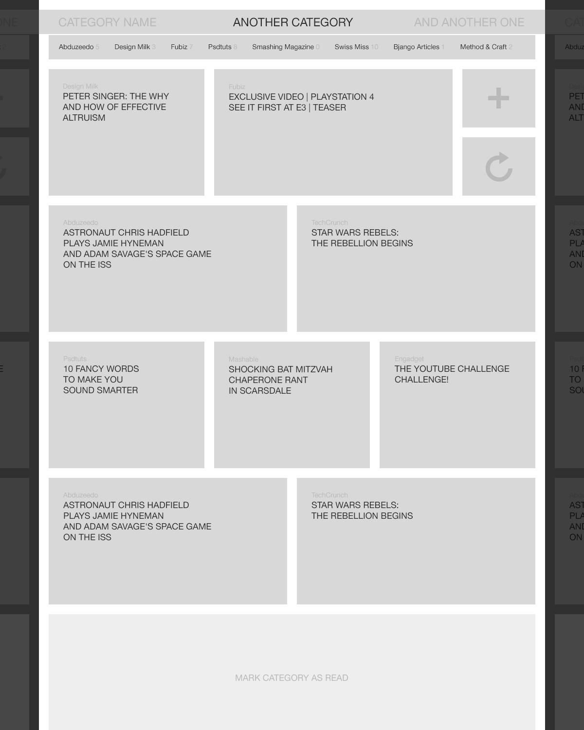 RSS Reader - image 5 - student project