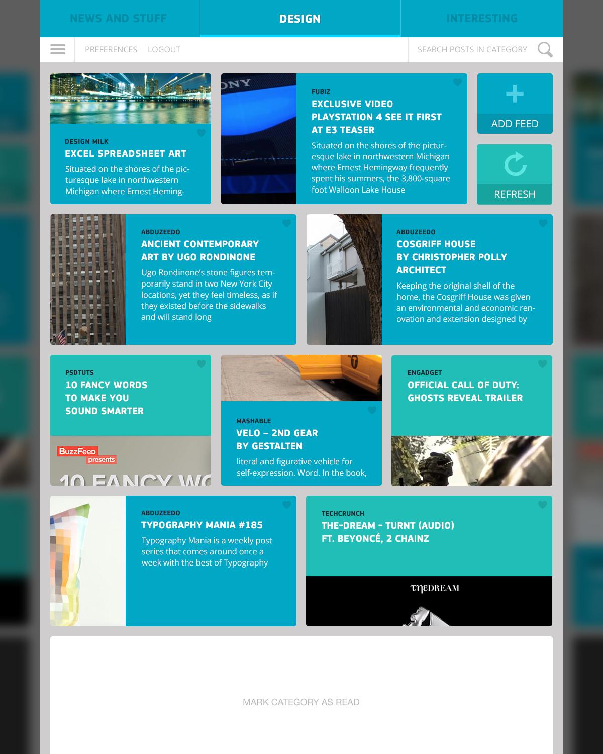 RSS Reader - image 8 - student project