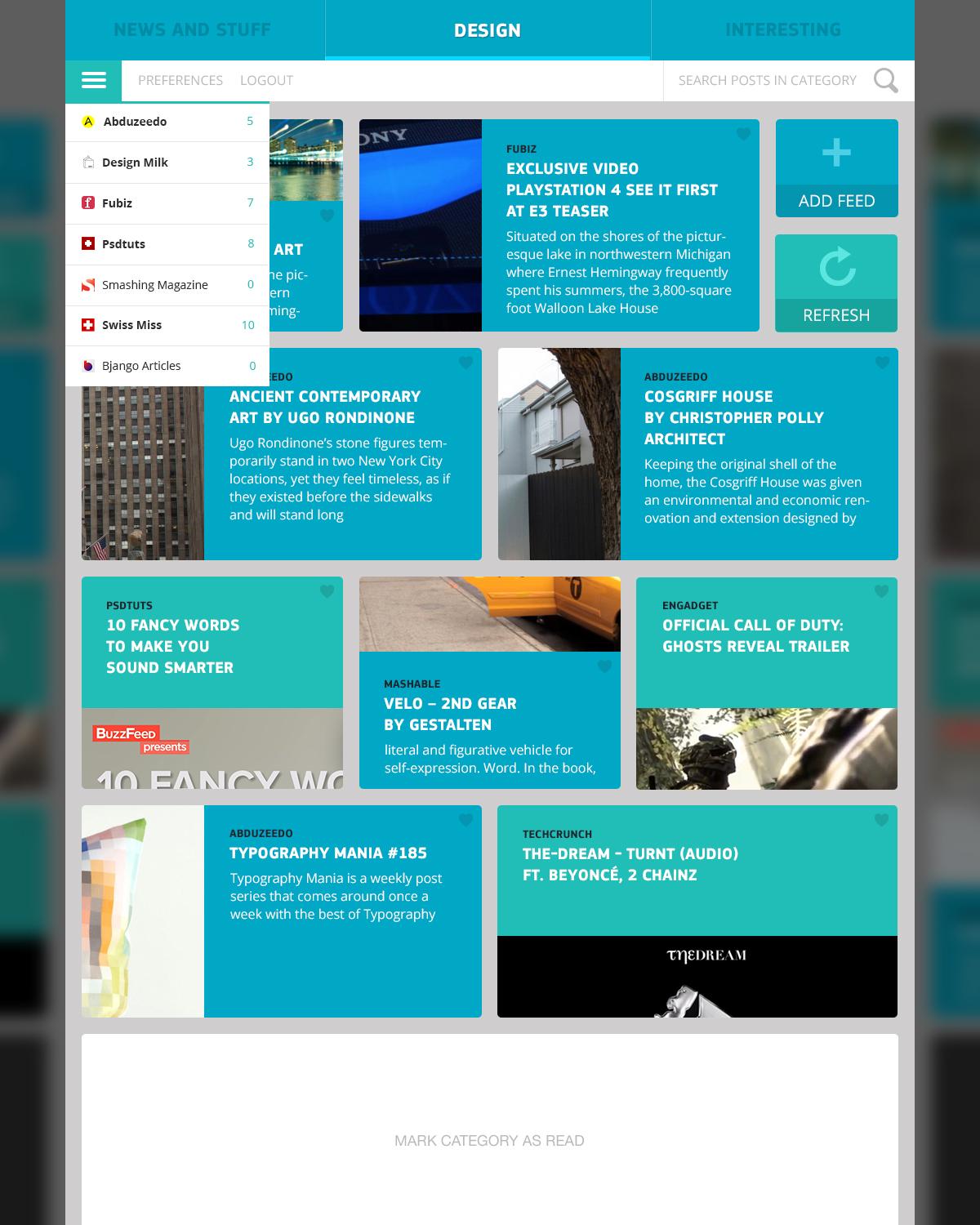 RSS Reader - image 9 - student project