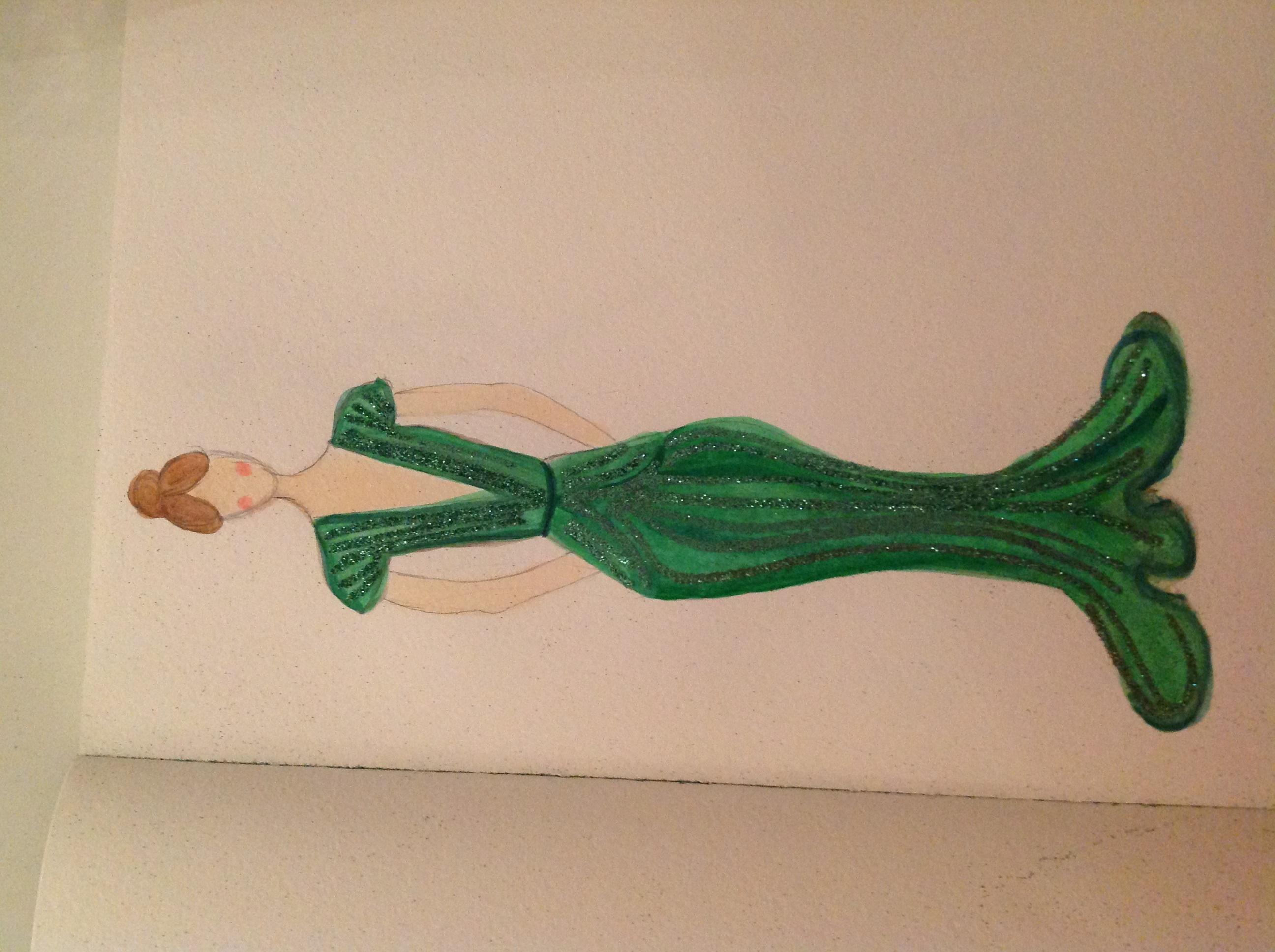 FINAL WATERCOLOR AND SKETCHES Sparkle and Lace - image 4 - student project