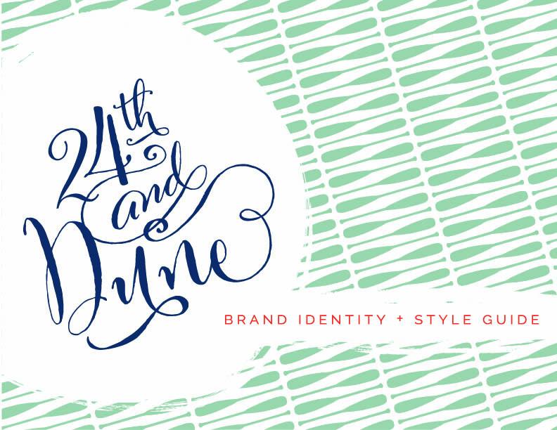 24th and Dune Style Guide - image 1 - student project