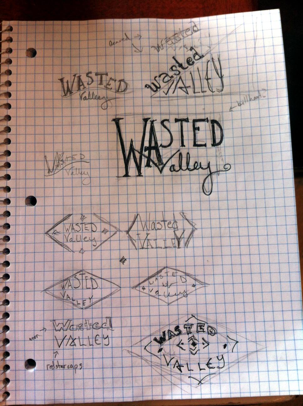 Wasted Valley Logo - image 3 - student project