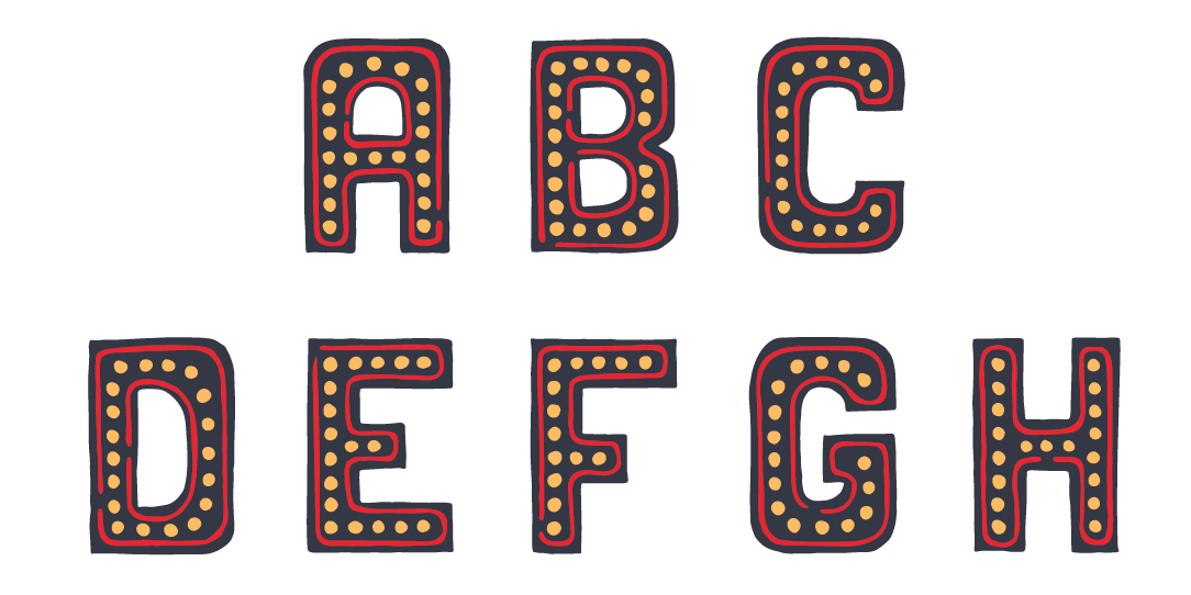 Vintage Sign Alphabet - image 6 - student project