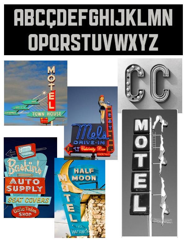 Vintage Sign Alphabet - image 1 - student project