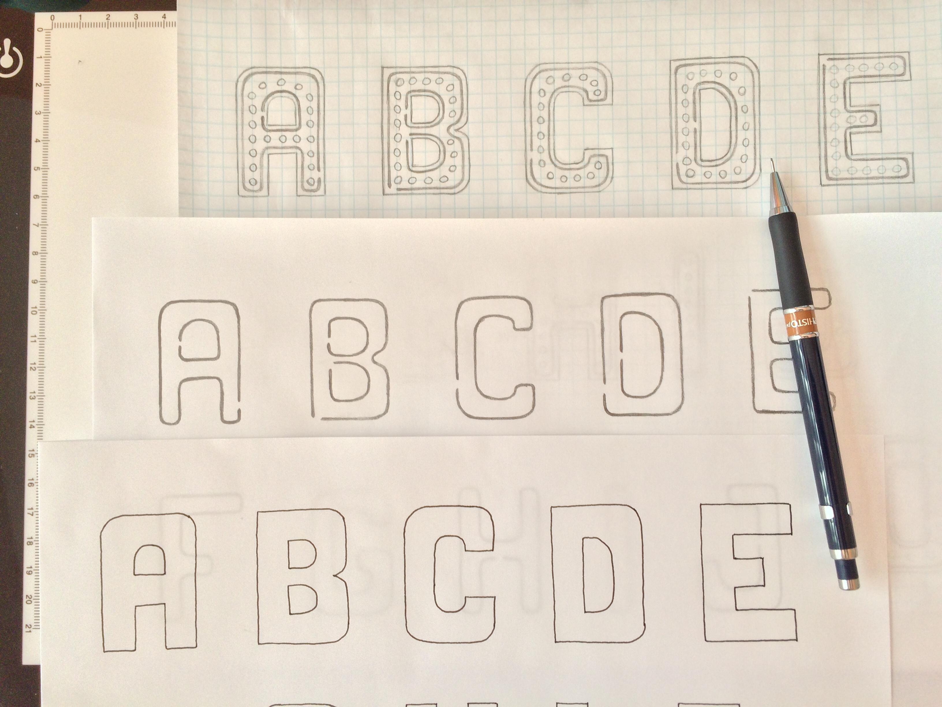 Vintage Sign Alphabet - image 5 - student project