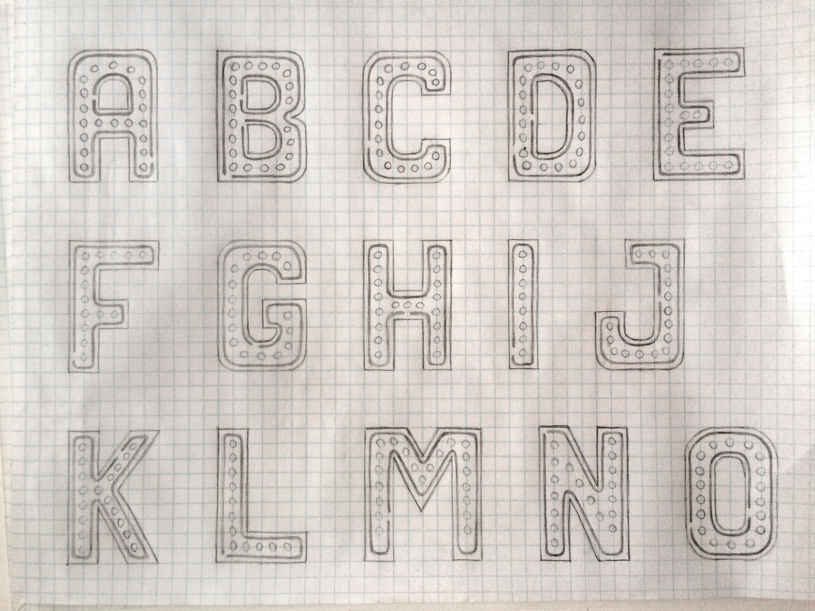Vintage Sign Alphabet - image 4 - student project