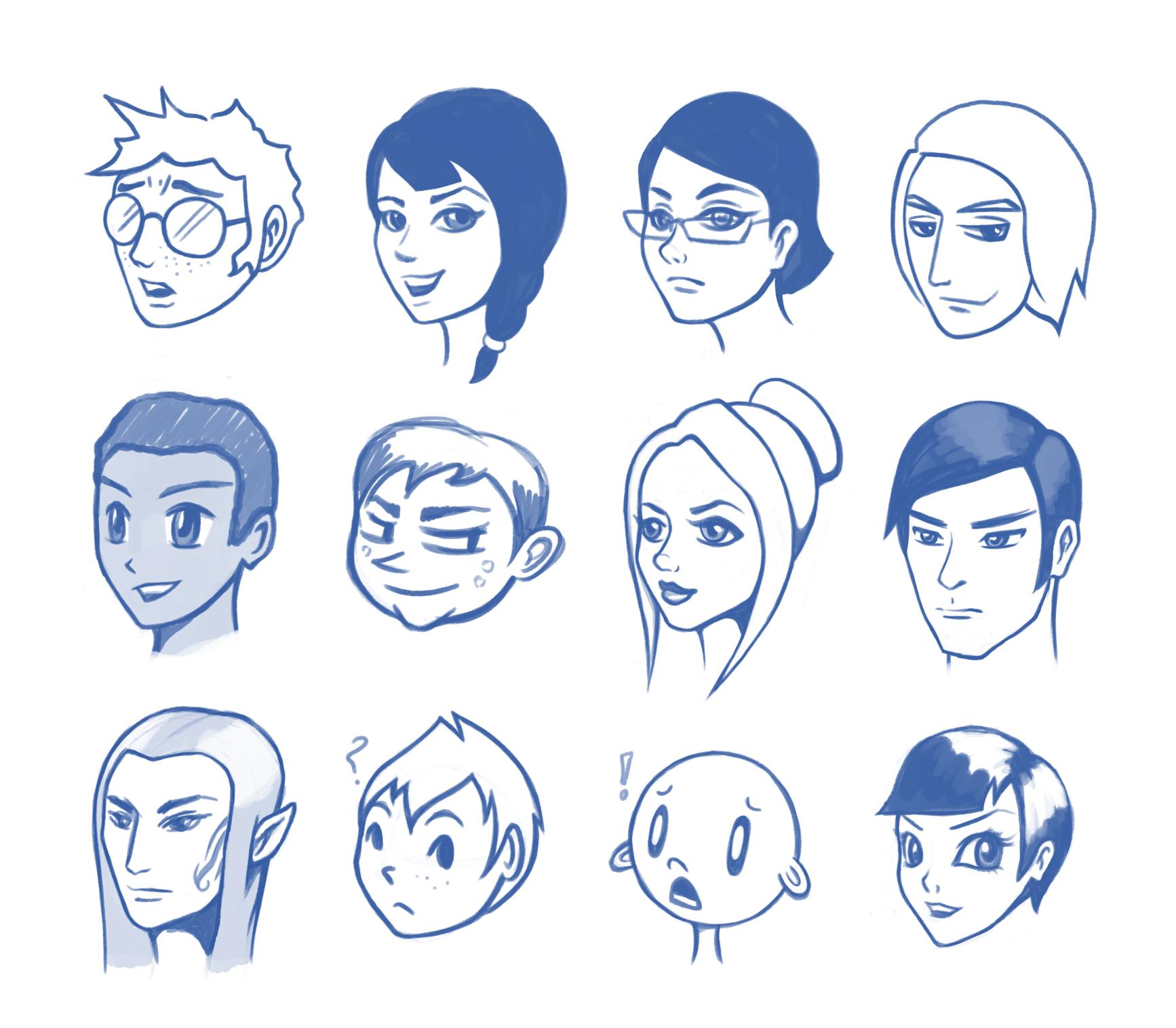 Jaleh's Characters - image 1 - student project