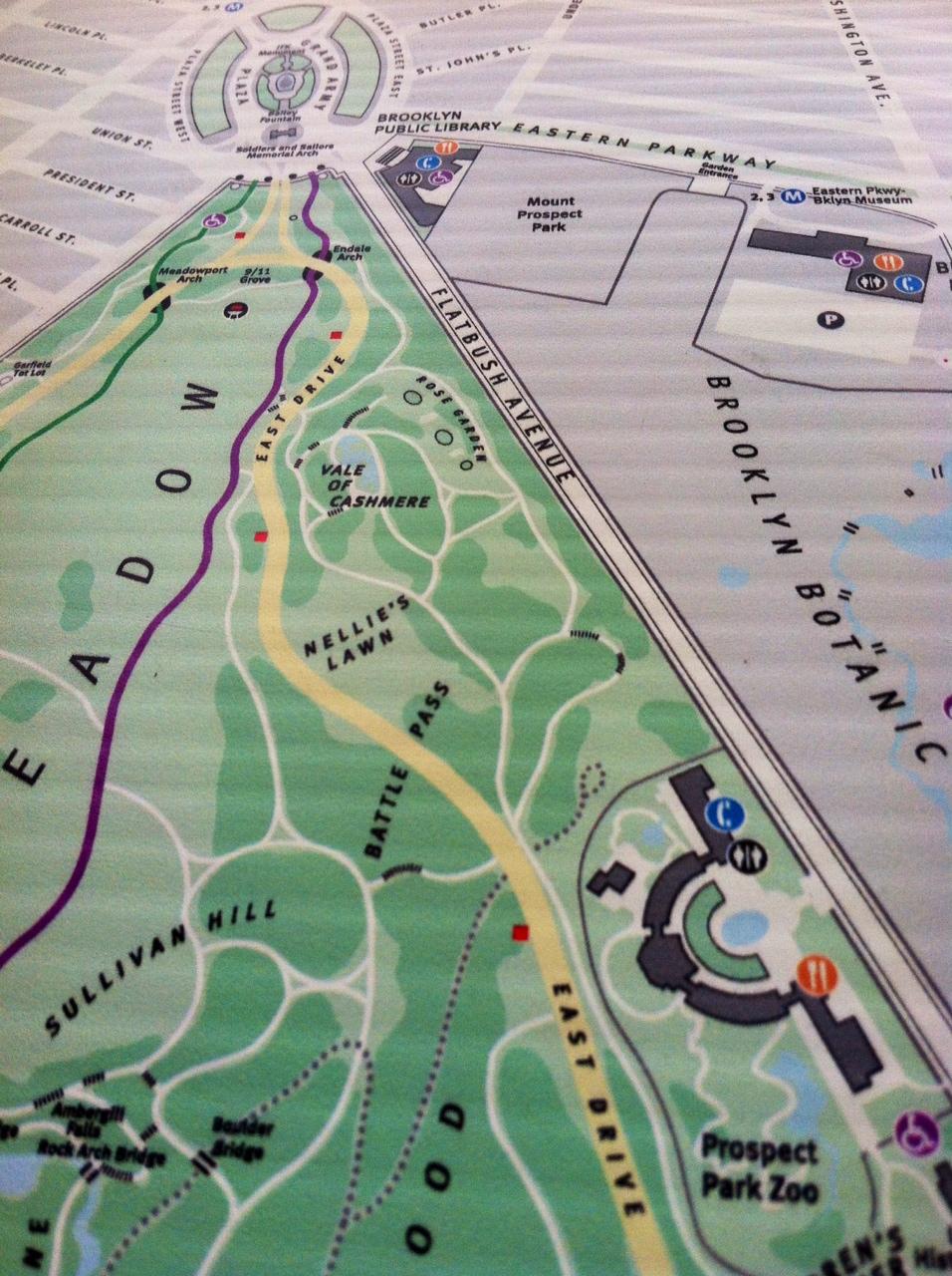 Sense Map of Secret places in Prospect Park - image 2 - student project
