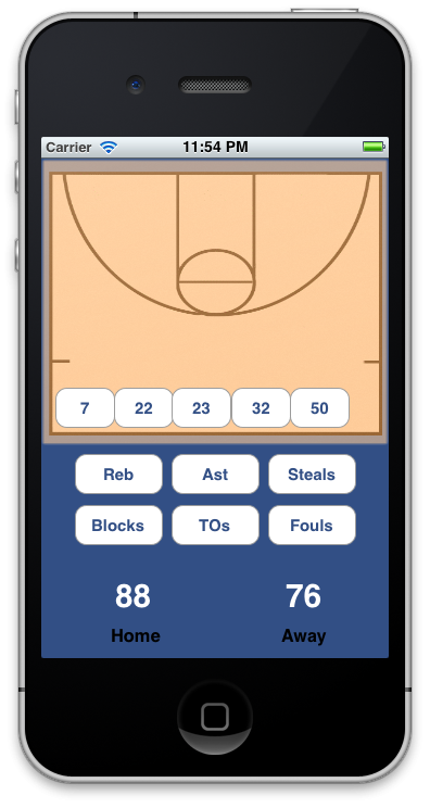 Basketball Stat Tracker - image 1 - student project