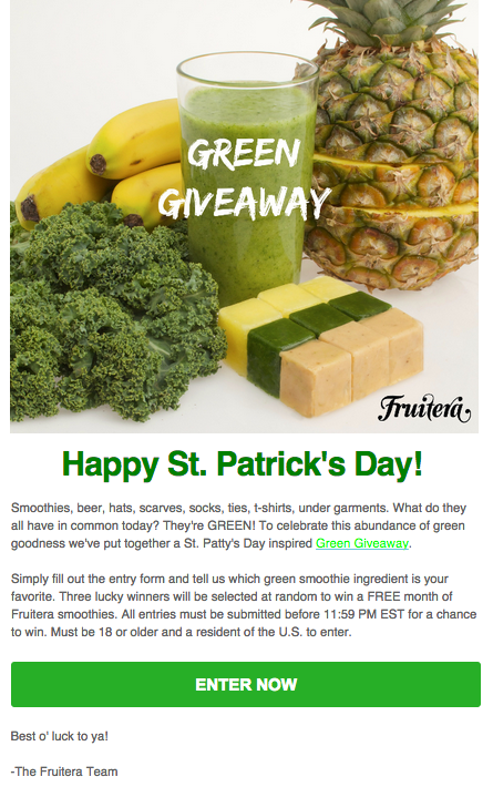 Fruitera Smoothies Announcing A Giveaway - image 1 - student project