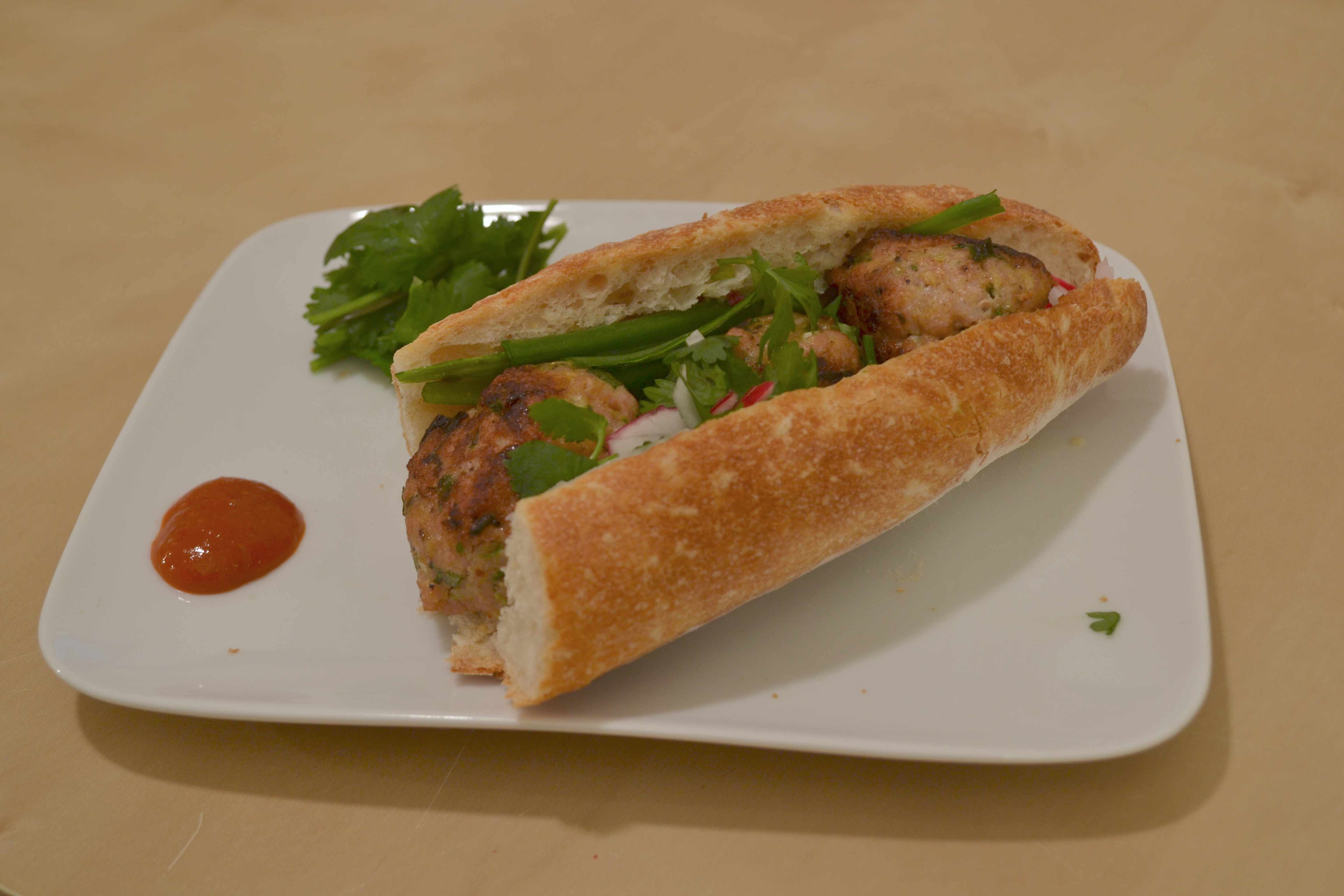Pork Meatball Banh Mi - image 5 - student project