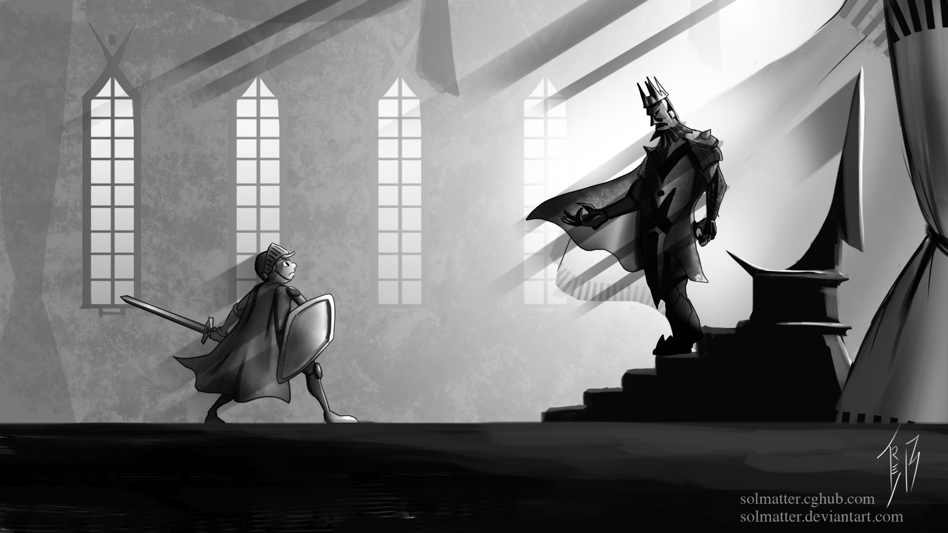 Facing the Evil King (Update) - image 1 - student project