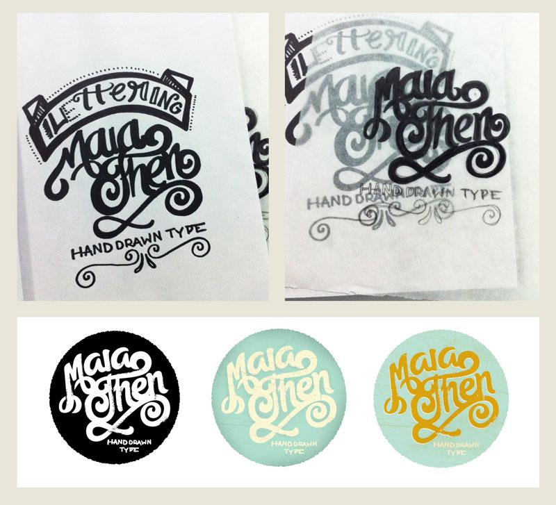 Maia Hand Drawn Type - image 2 - student project