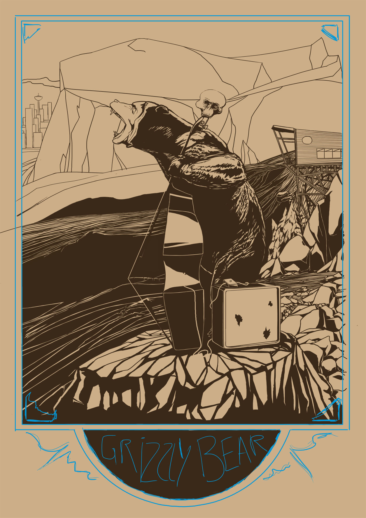 GRIZZLY BEAR poster - image 4 - student project
