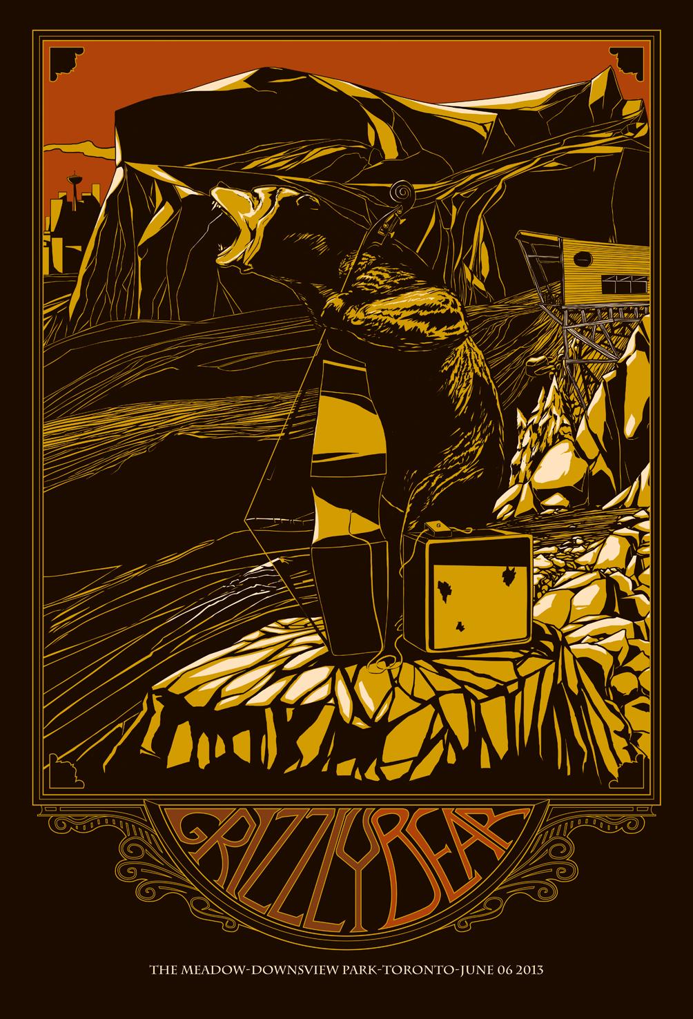 GRIZZLY BEAR poster - image 1 - student project