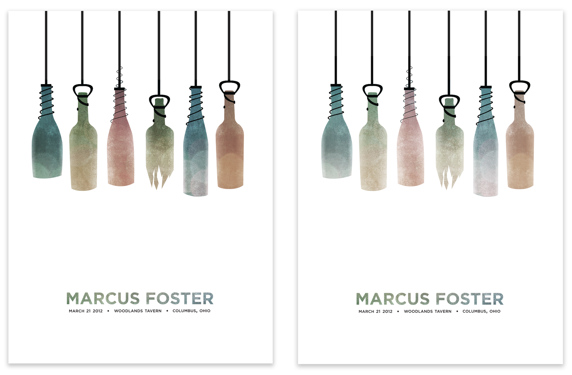 COMPLETE: Marcus Foster Gig Poster - image 12 - student project