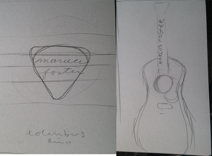 COMPLETE: Marcus Foster Gig Poster - image 3 - student project