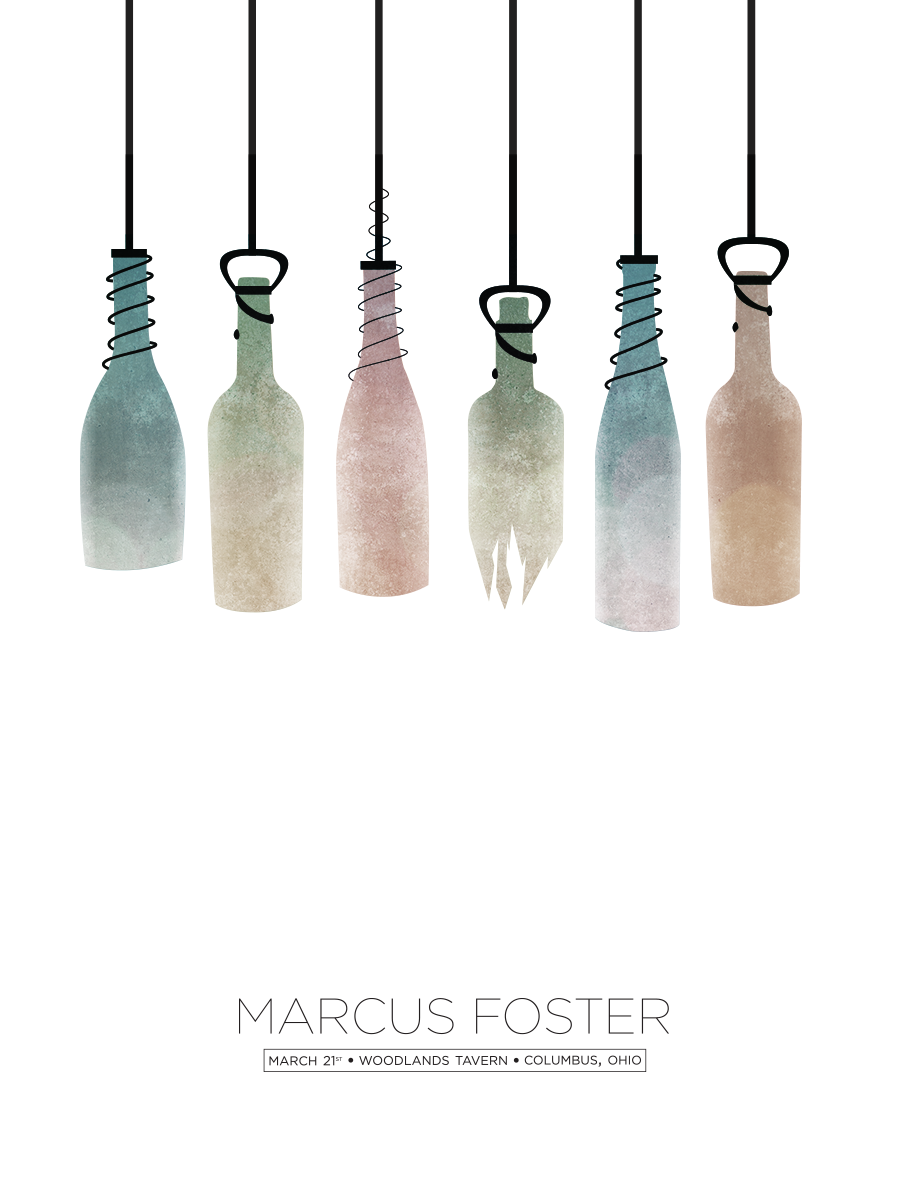 COMPLETE: Marcus Foster Gig Poster - image 11 - student project