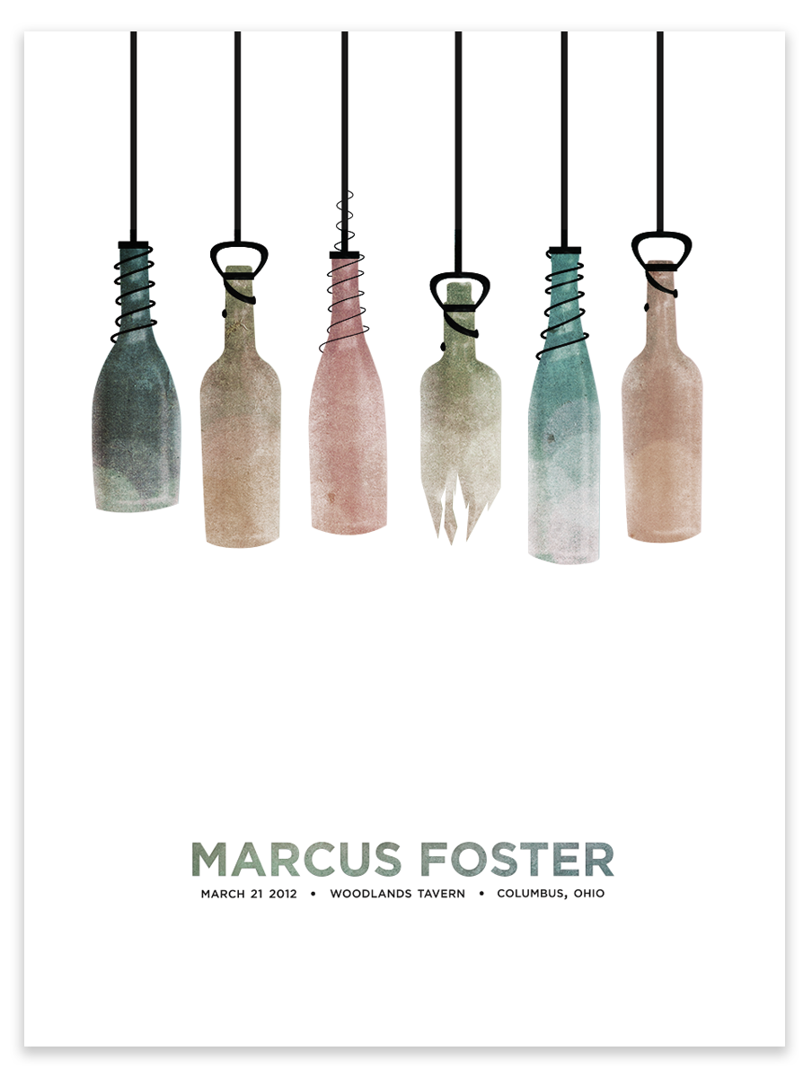 COMPLETE: Marcus Foster Gig Poster - image 14 - student project