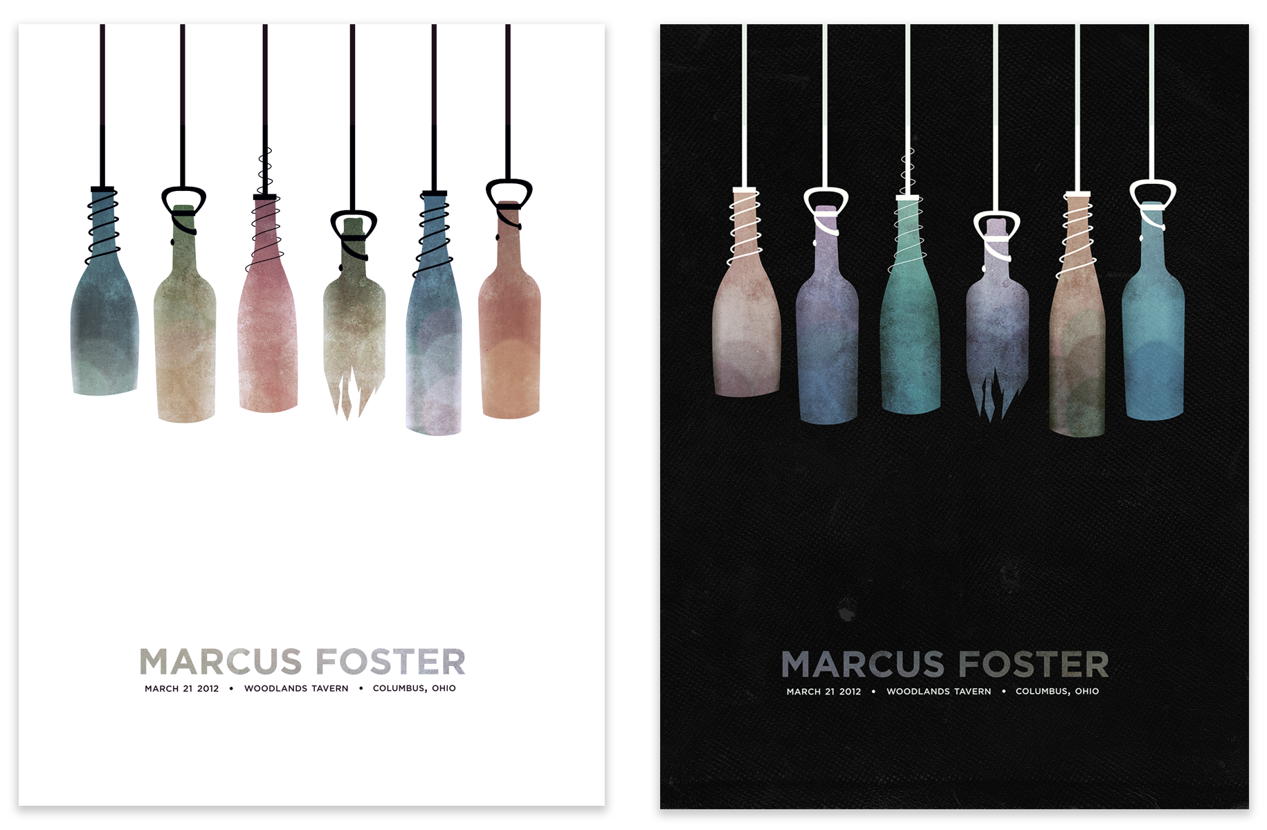 COMPLETE: Marcus Foster Gig Poster - image 13 - student project