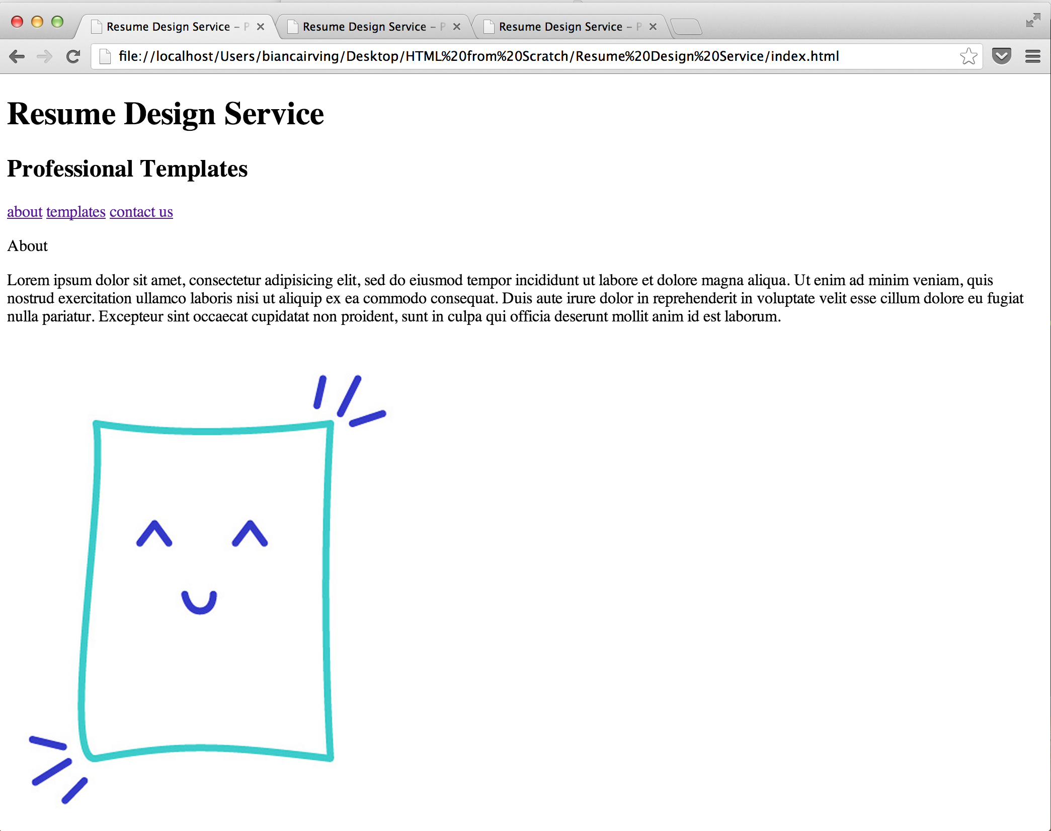 Resume Design Service - image 4 - student project