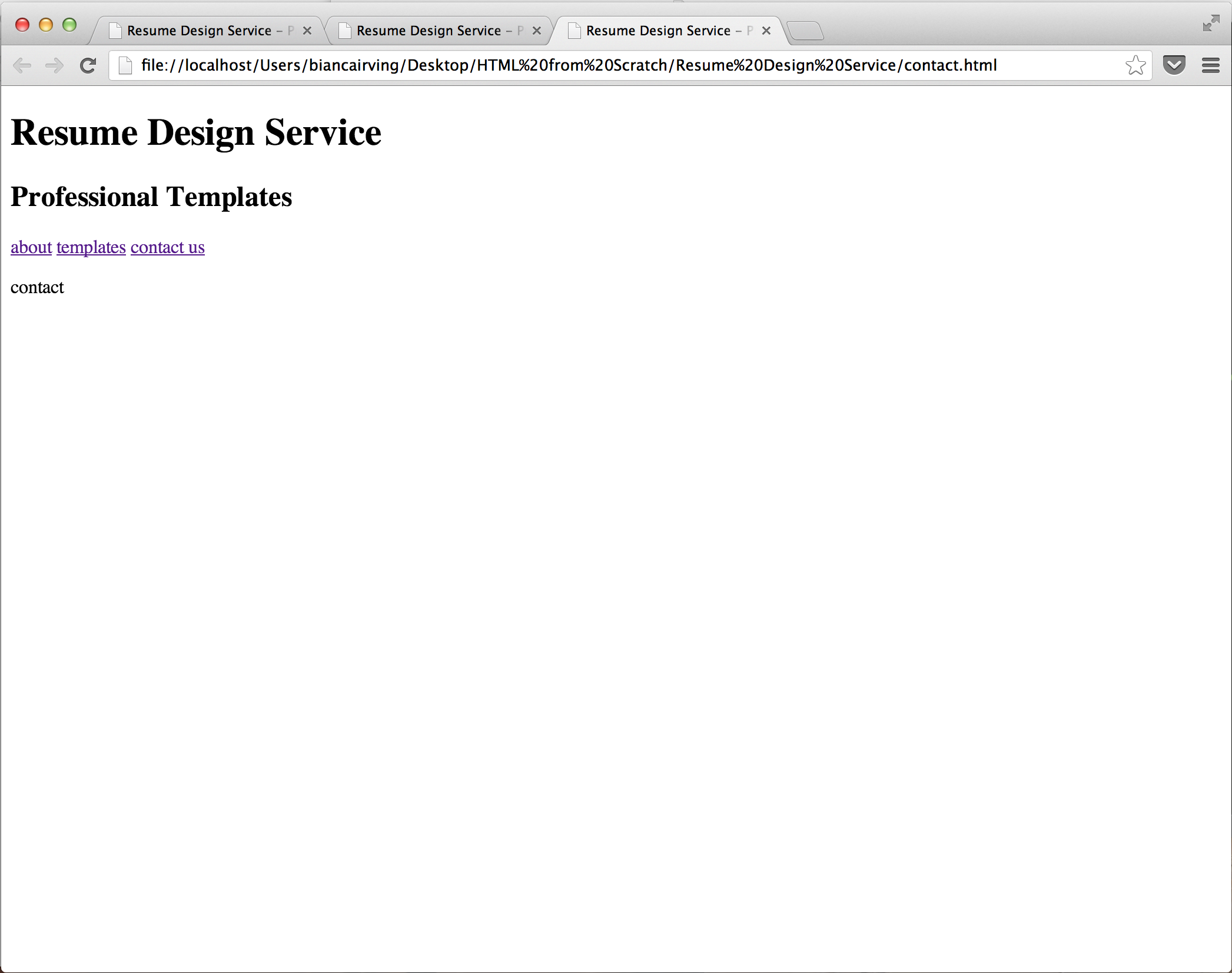 Resume Design Service - image 6 - student project