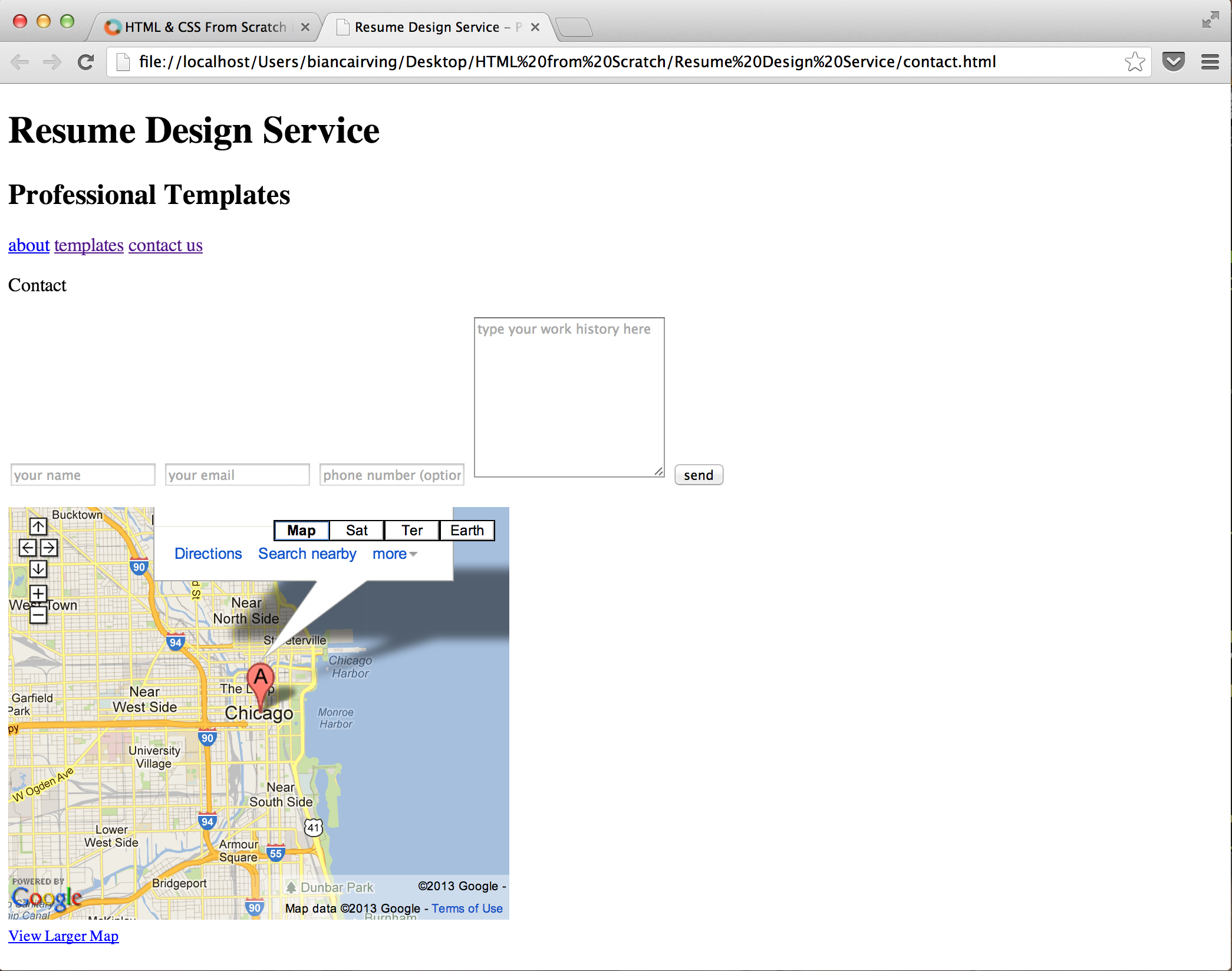Resume Design Service - image 3 - student project