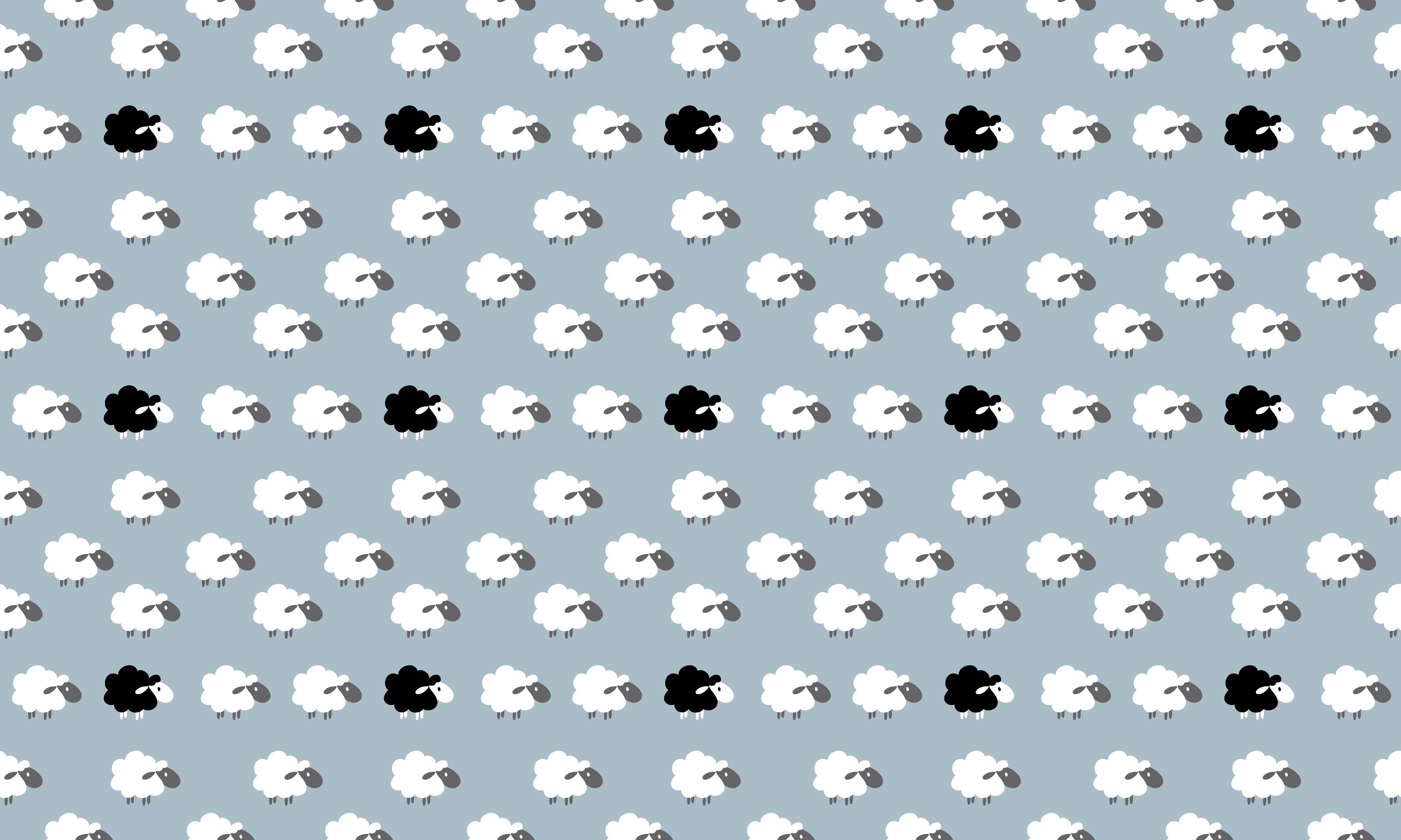 Sheep pattern - "Blending in" - image 3 - student project