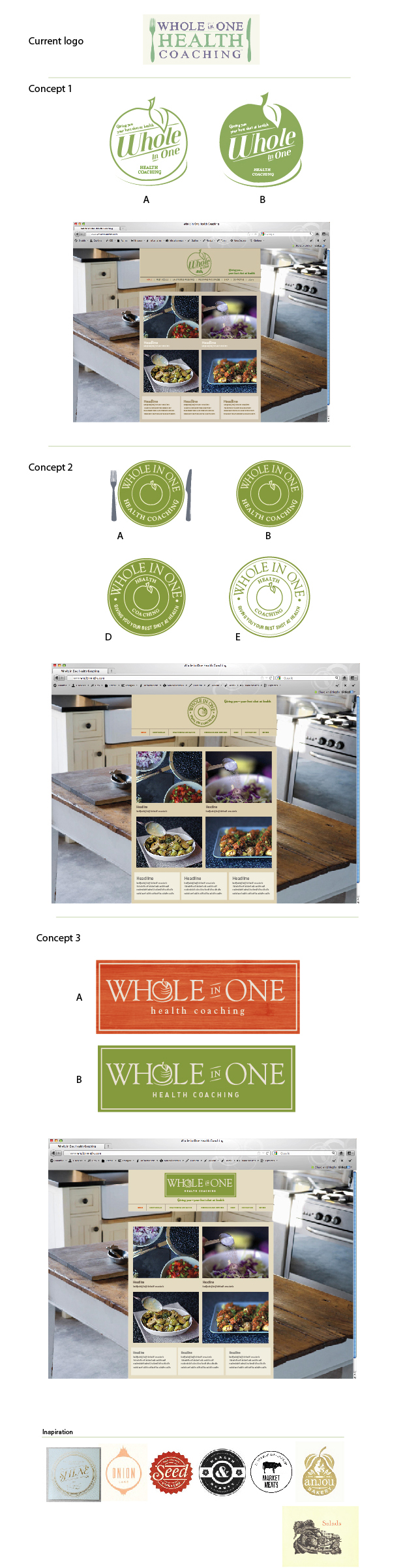 Whole In One Health Coaching - image 3 - student project