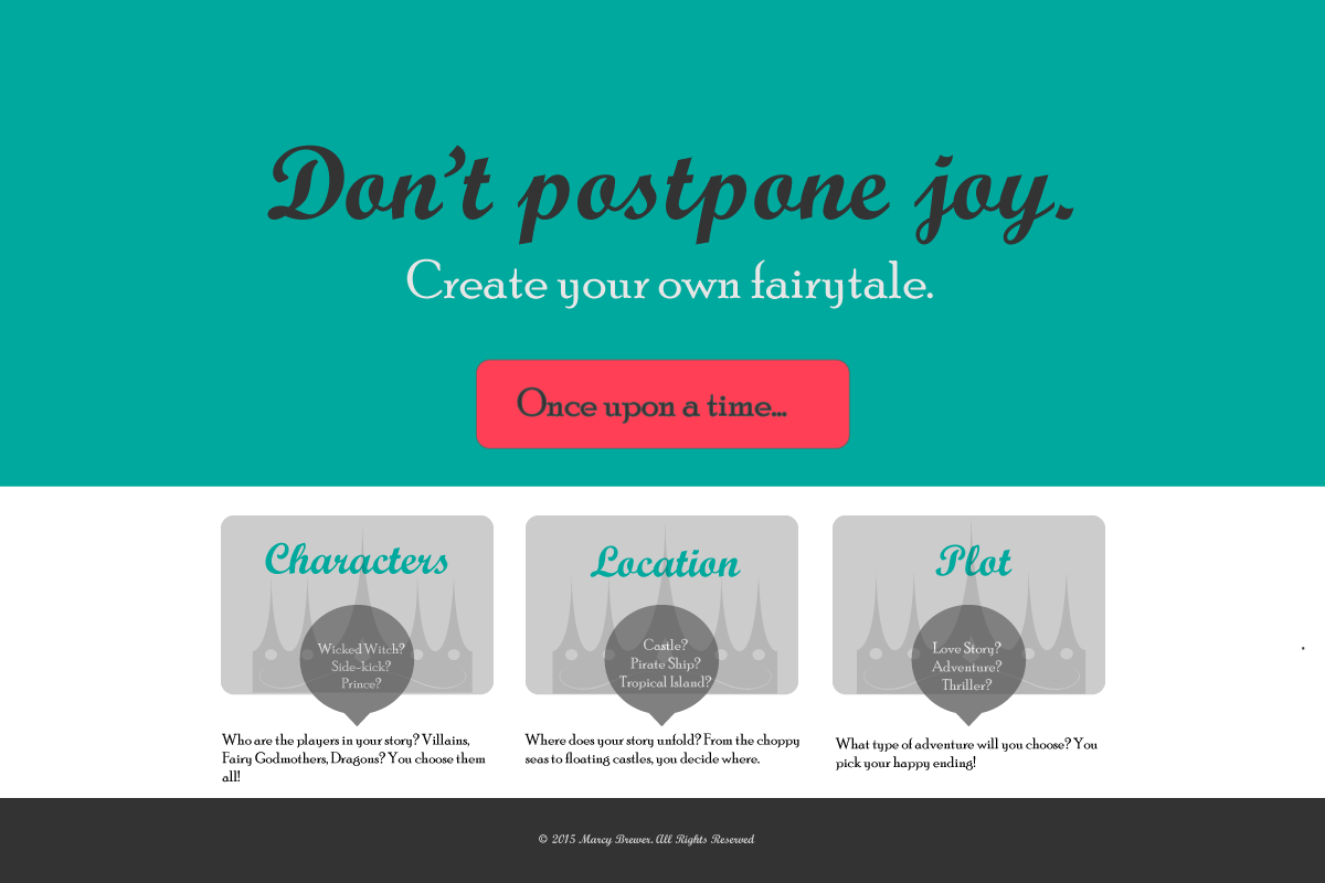 First Web Design Project - image 1 - student project