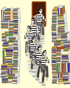 Quiet: Mime descending staircase - image 3 - student project