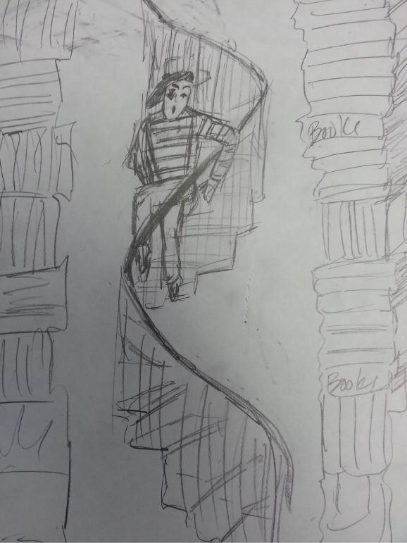 Quiet: Mime descending staircase - image 4 - student project