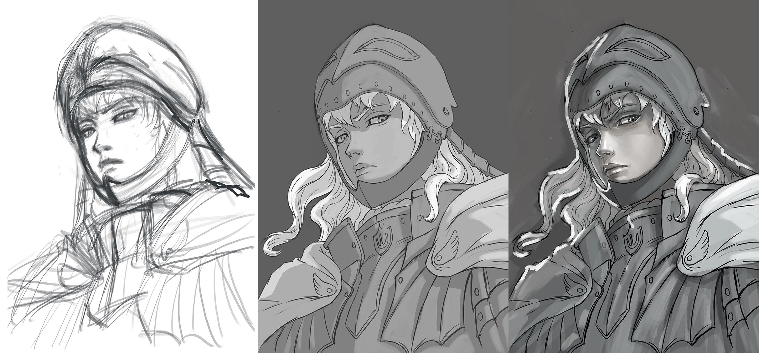 Griffith Fanart- Grayscale to Color - image 1 - student project