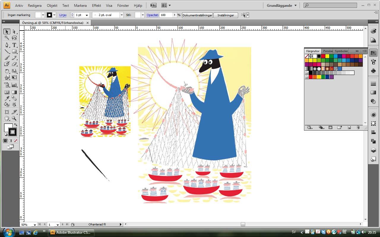 Tove Jansson illustration - image 1 - student project