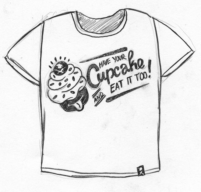 Johnny Cupcakes Tshirt - image 1 - student project