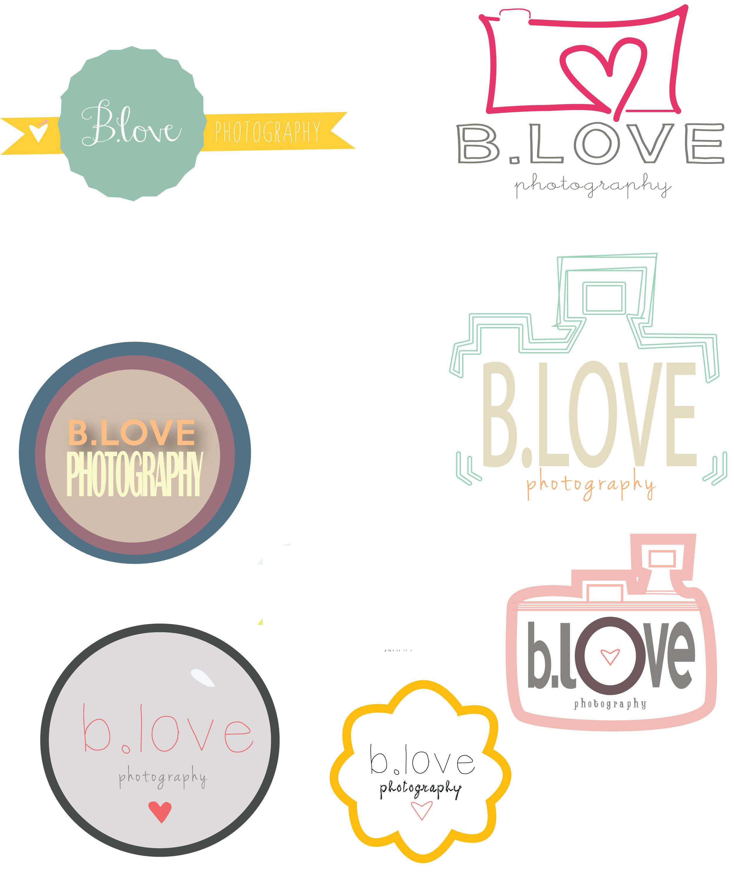 B.love Photography Logo - image 3 - student project