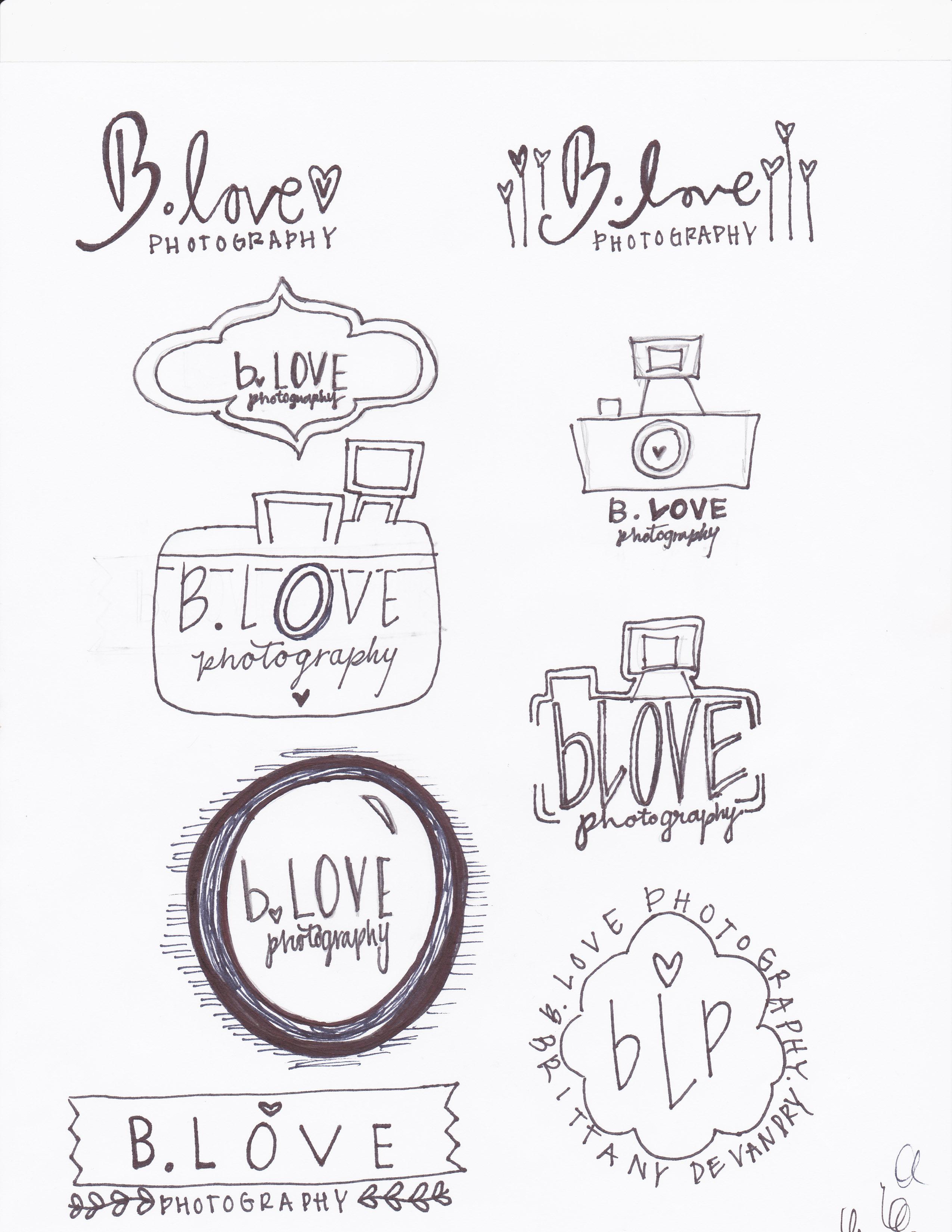 B.love Photography Logo - image 2 - student project