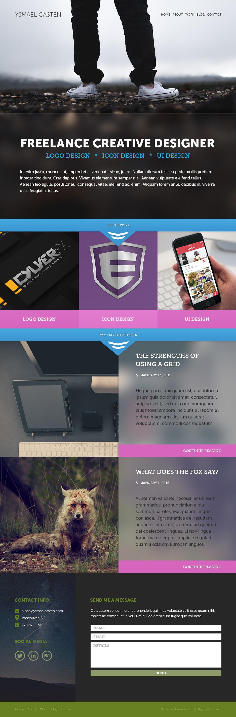 Revival of the Personal Portfolio - image 3 - student project