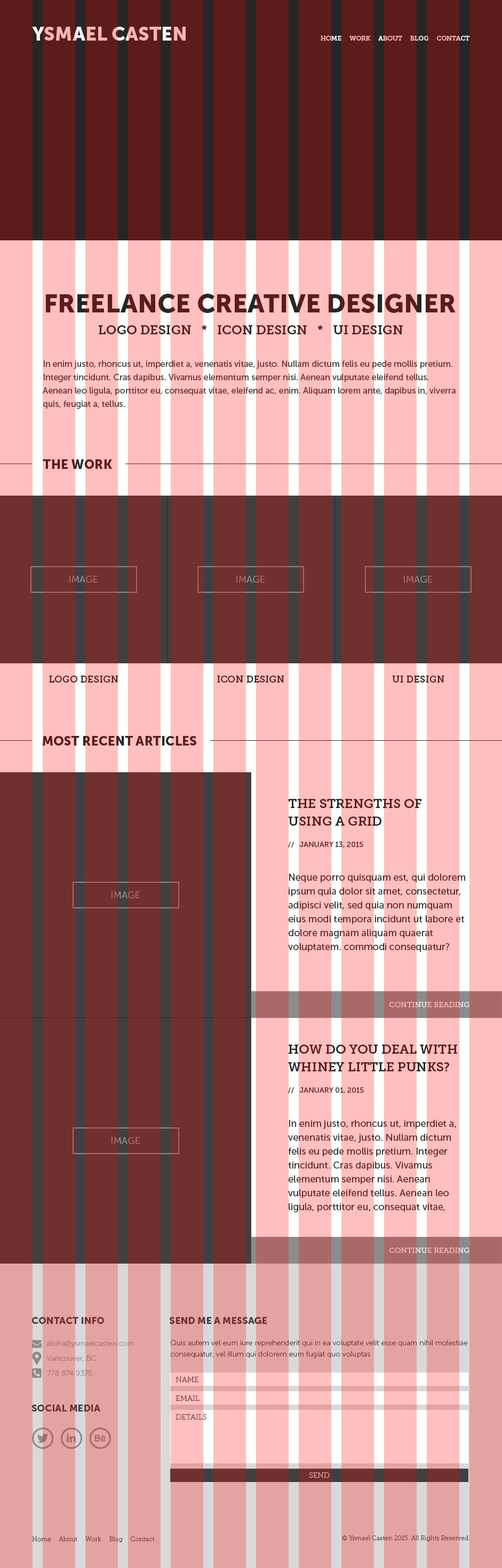Revival of the Personal Portfolio - image 2 - student project