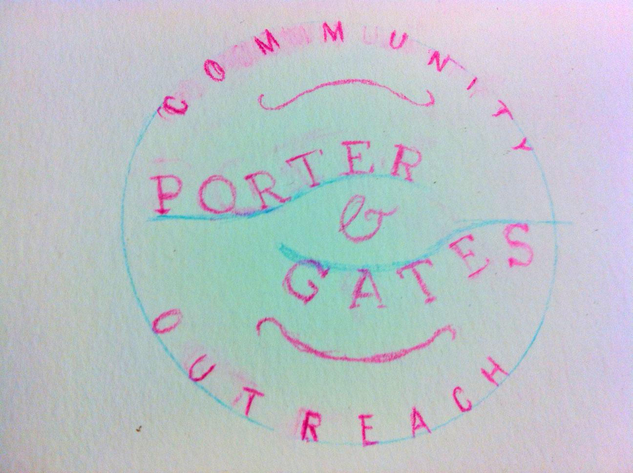 Porter+Gates Logo Sketches - image 1 - student project