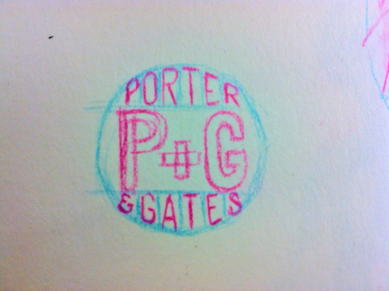 Porter+Gates Logo Sketches - image 3 - student project