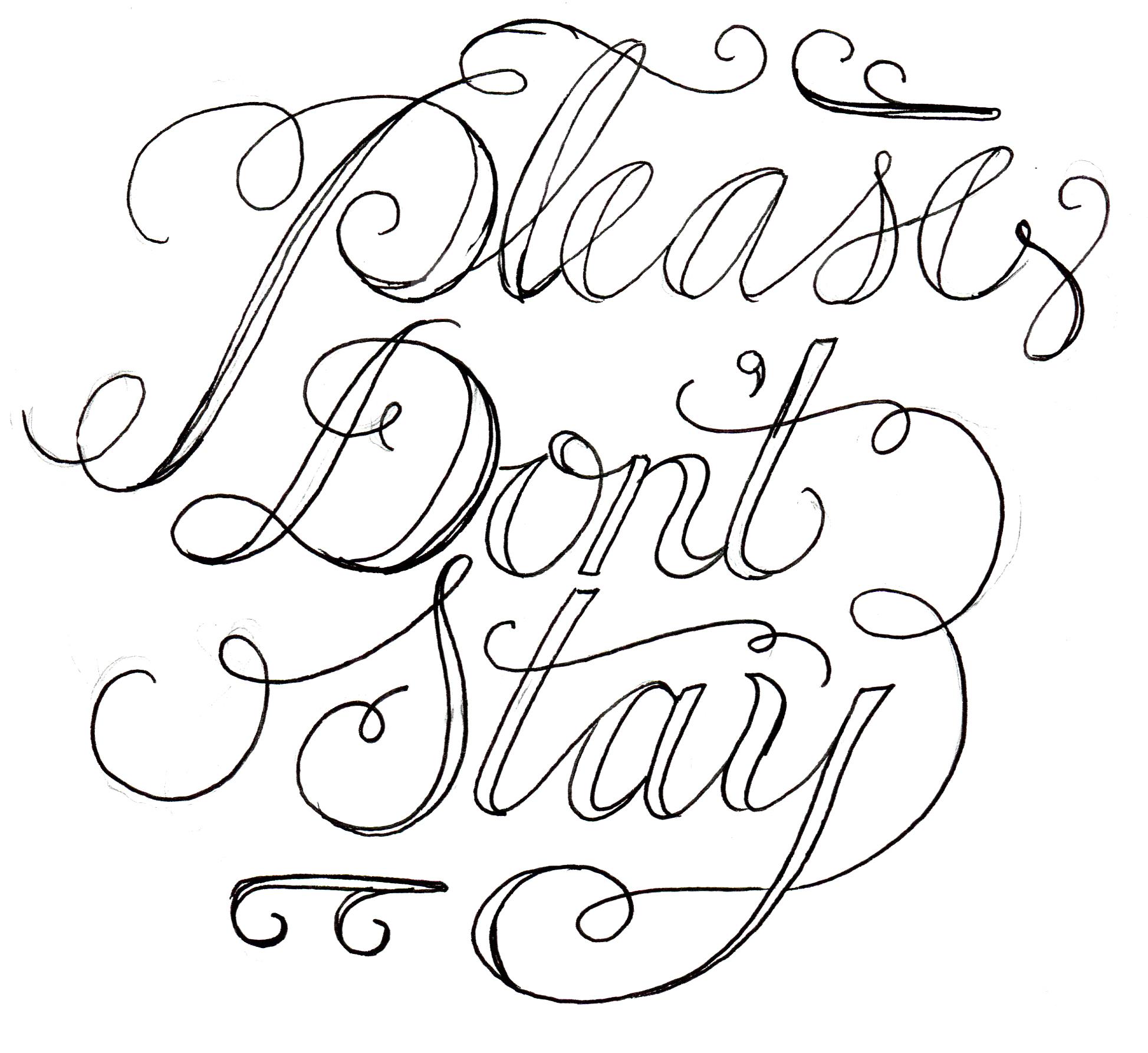 Please Don't Stay - image 3 - student project