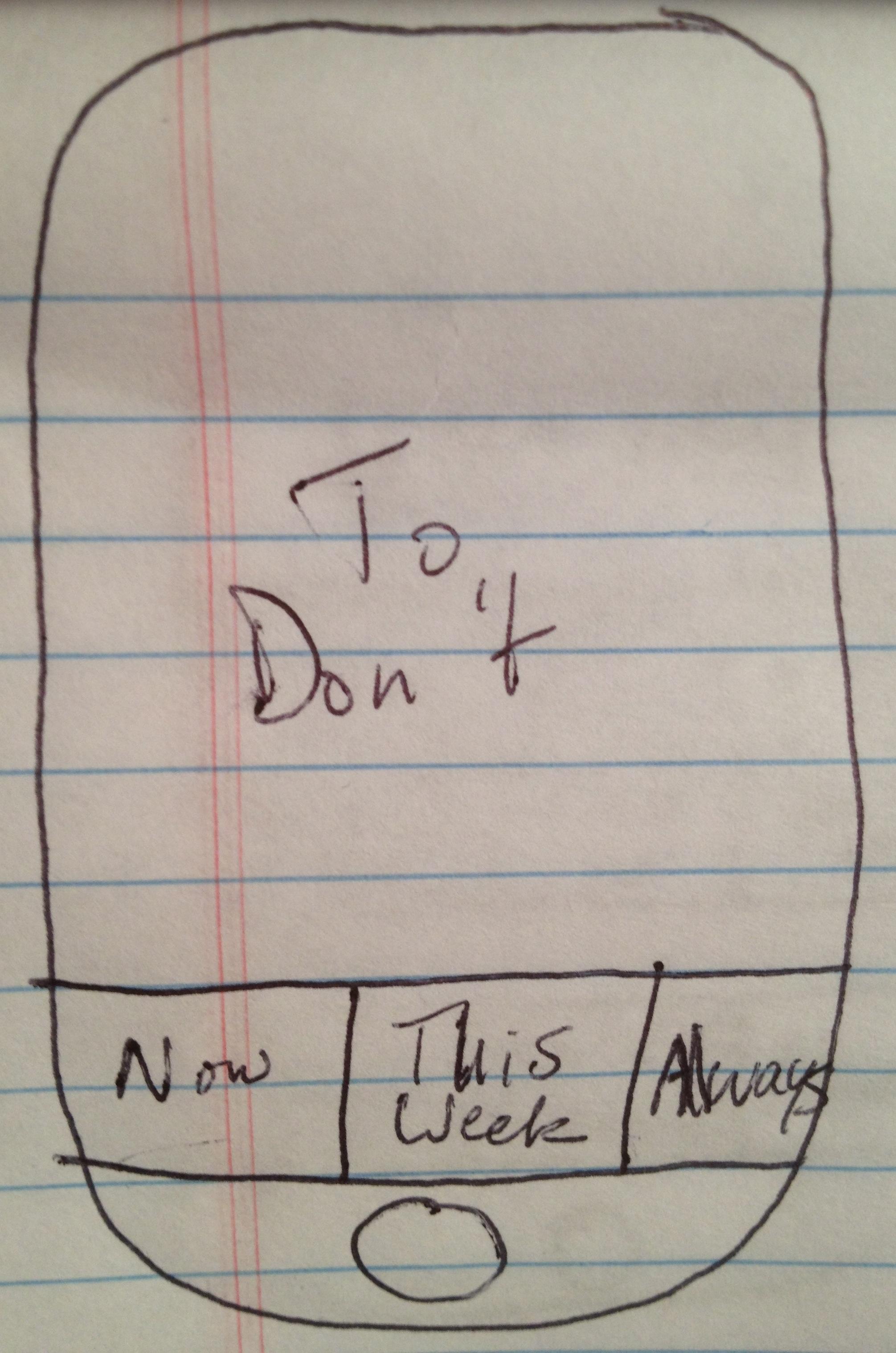 To Don't - image 1 - student project