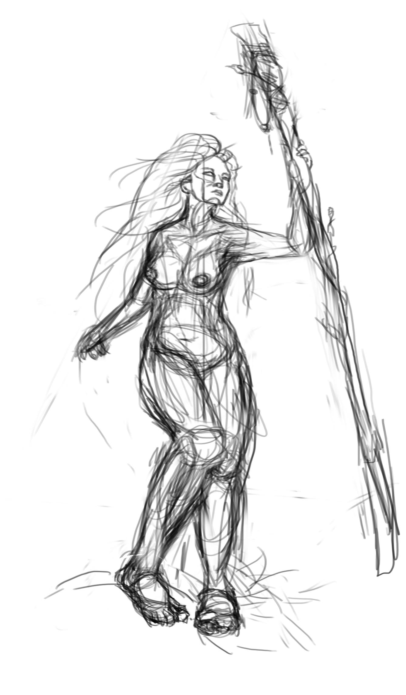 Female Druid - image 9 - student project