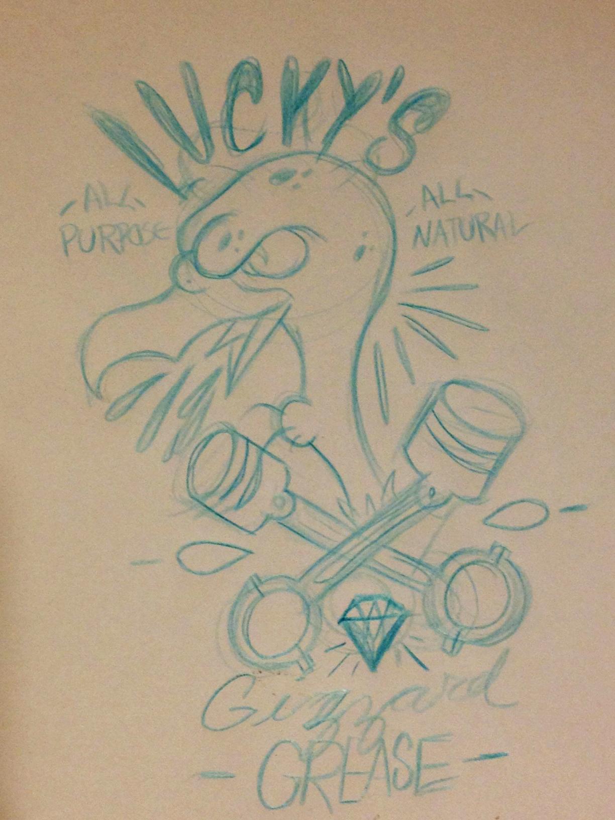 Lucky's All Purpose Gizzard Grease - image 4 - student project