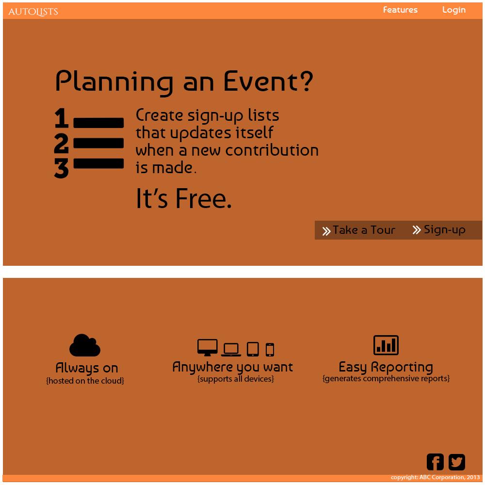 A very simple Web App design - image 1 - student project