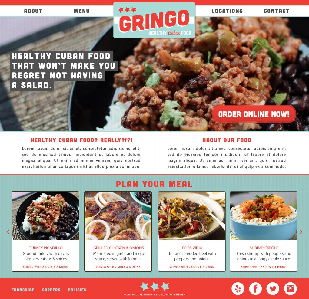 Gringo - Healthy Cuban Food - image 4 - student project